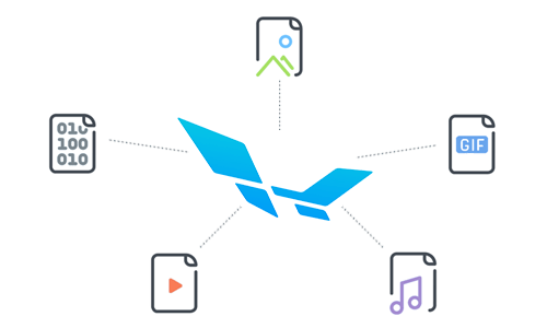 Share any file, any format